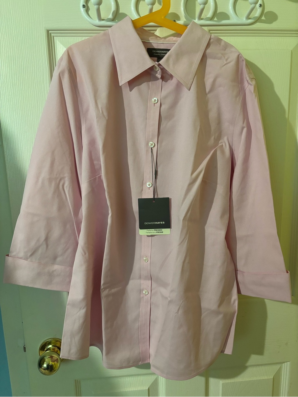Denver Hayes Light Pink Men's Dress Shirt